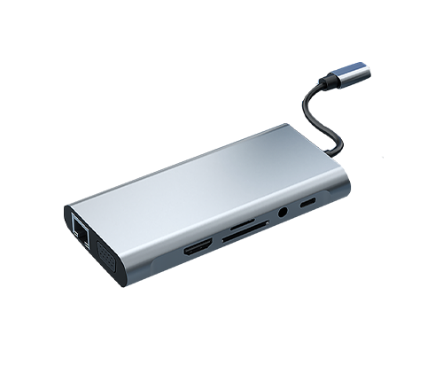 TYPE C 6合1 HDMI+USB3.0*2+SD/TF+PD